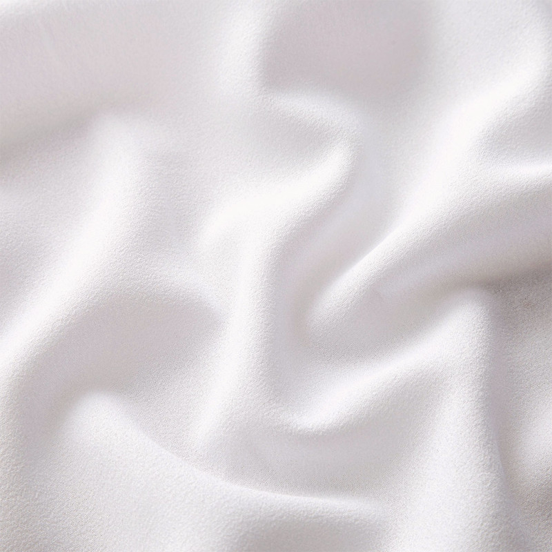 Georgette Crepe BLANC White